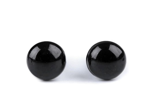 10x Bezpečnostné upínacie oká ČIERNA 8 mm