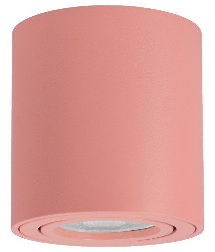 Prisadené bodové stropné LED svietidlo Halogen Tube GU10, ružové