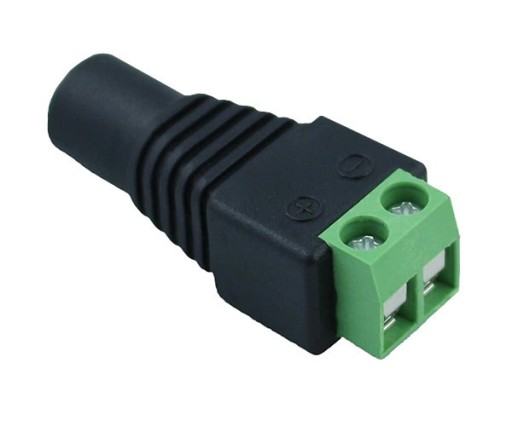 851 CCTV zásuvka 5,5 x 2,1 mm kruhový zásuvkový konektor