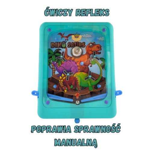 ZRUČNOSTNÁ HRA PINBALL modrá FLIPPER