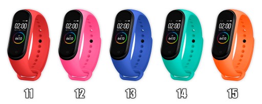 PÁRKA PRE XIAOMI MI BAND 3/4 - MNOHÉ FARBY