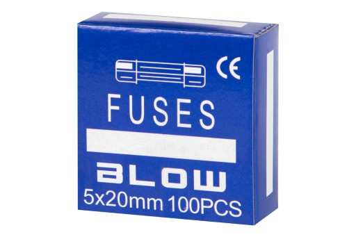AUTOPOISTKA SKLENENÁ RÚRA RÝCHLA RÝCHLA 200mA 5x20MM 100ks