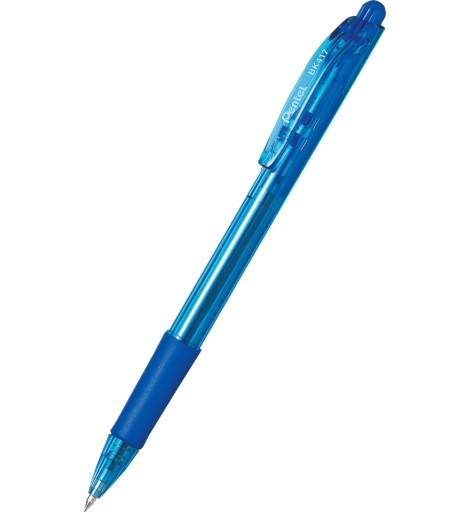 PENTEL WOW 0,7 guľôčkové pero, modré automatické, 5 ks.