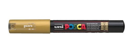Mazak Flip-Feller Uni Posca PC-1M zlato