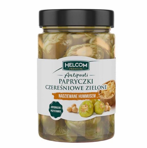 Zelená čerešňová paprika s Helcom hummusom