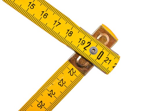 DREVENÁ SKLÁDACIA MIERA BUK 200 cm ŽLTÝ 2 m ŠTERG.