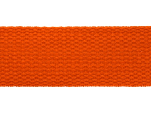 Prepravná páska 32 mm oranžový bavlnený popruh