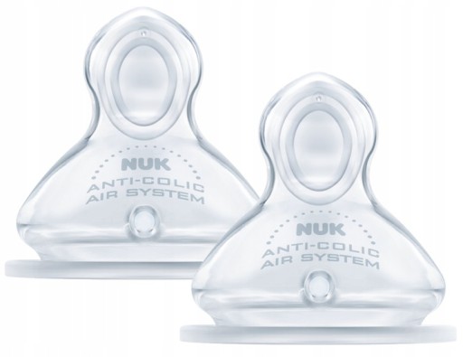 Nuk cumlík 0-6m pre First Choice+ SILIKÓNOVÁ fľaša S 2 ks na TEKUTINY