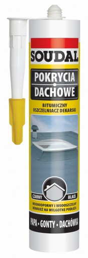 SOUDAL 280ML BITÚMINOVÝ TESNENIE KRYTINY
