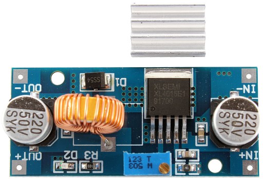 Step Down menič XL4015 DC/DC 1,25-32V CV 5A