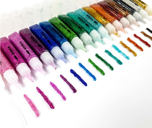 GLITROVÁ SET 6 ML KIDEA 18 FARIEB GLITR