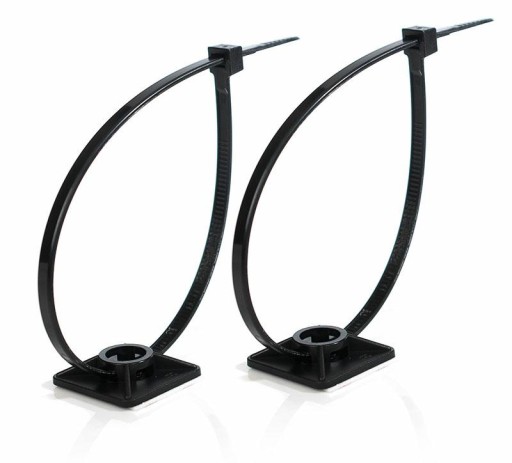 DRŽIAK UPEVŇOVACIEHO KÁBLA ČIERNY 25x25MM 50 KS A.31.02525