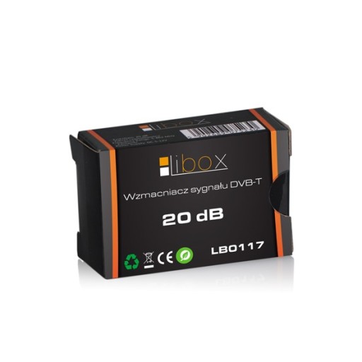 VÝKONNÝ VONKAJŠÍ LINEÁRNY ANTÉNNY ZOSILŇOVAČ SIGNÁLU 12V 20DB DVB-T DL20
