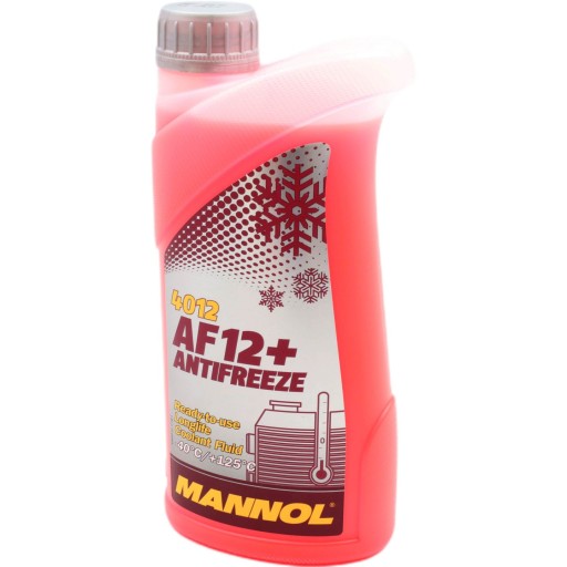Chladiaca kvapalina 4012 Red Mannol Nemrznúca zmes -40°C AF12+ 1L