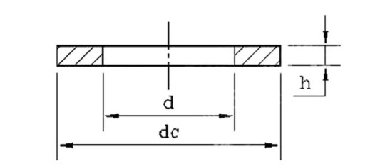 PRESNÁ PODLOŽKA VZDIALENOSŤ 5x10x1 3D CNC 10ks