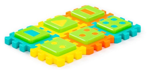 Polesie vzdelávacie PUZZLE 12 kusov triedič tvarov 1+