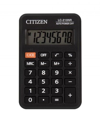 Vrecková kalkulačka Matura LC-210NR CITIZEN 8-miestna