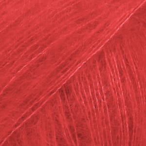 Priadza Drops Kid-Silk / 14 červená