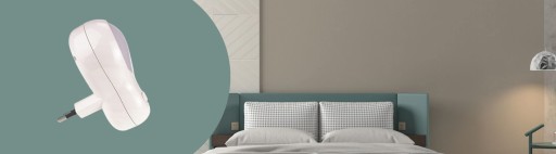 1W 3000K LED svietidlo do NIGHT zásuvky, teplá biela