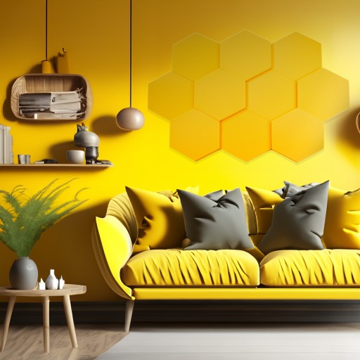 AKUSTICKÝ PANEL DOMÁCE AUDIO ŠTÚDIO HEXAGON 3CM voštinové akustiky
