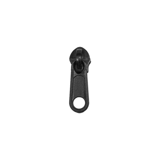 Zipsová páska na vankúše batohu 5mm čierna 1m + 2 zipsy