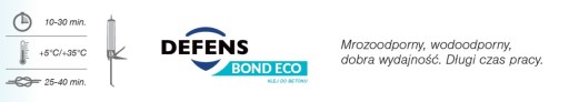 DEFENS BOND ECO290ML LEPIDLO BETÓNOVÉ BLOKY PLOT