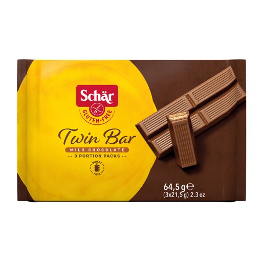 Čokoládové oblátky.Twin Tyčinka 3x21,5g, 64,5g