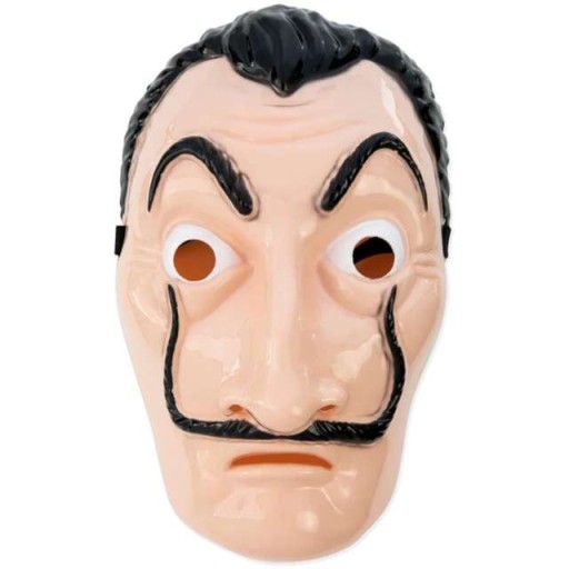 Halloweenska maska Salvador 27 x 17 cm