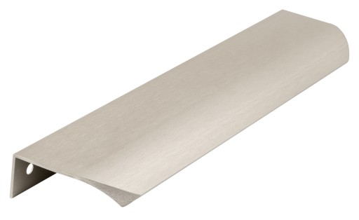 Rukoväť s aplikovanou hranou, brúsená nehrdzavejúca oceľ - 256/276 mm UA02 AMIX