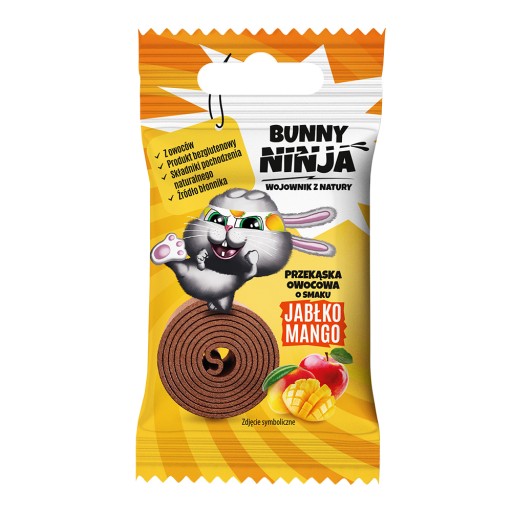 BUNNY NINJA jablko/mango snack 15g