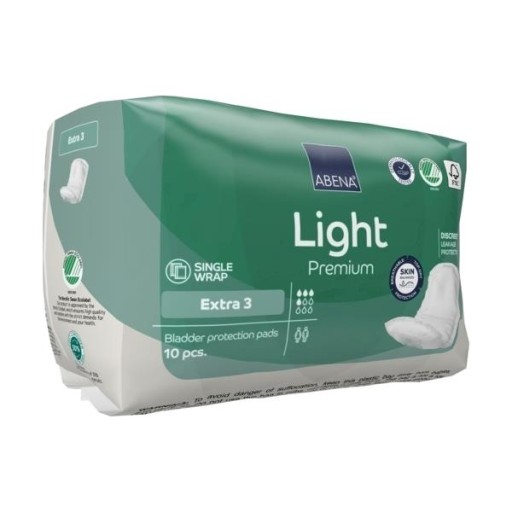 UROLOGICKÉ vložky na inkontinenciu moču ABENA LIGHT EXTRA 10 ks.