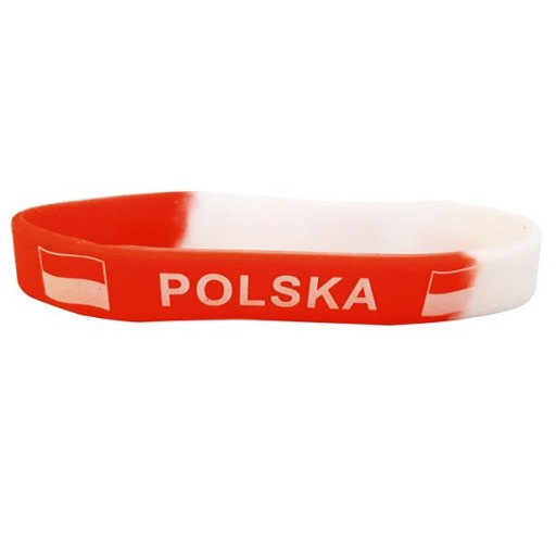 Silikónový náramok POLAND - 1 kus