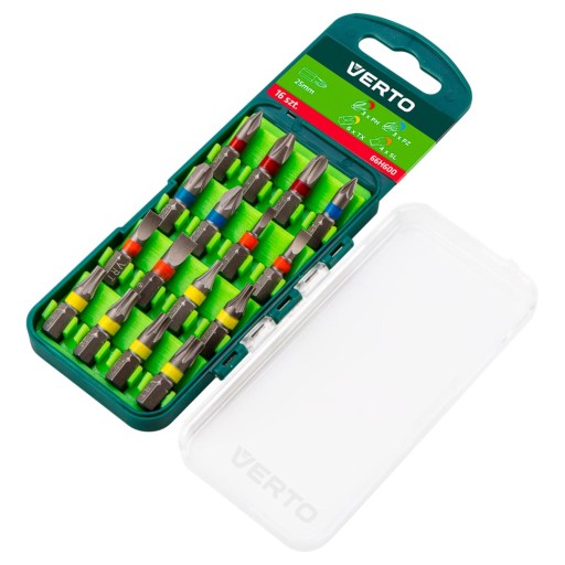 Sada bitov 16 ks, 25 mm - 3 x PH, 3 x PZ, 4 x