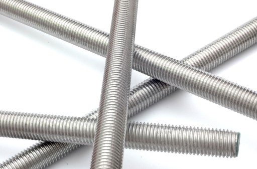 M8 - 50CM NEREZOVÁ ZÁVITOVÁ TYČ, INOX ČEP