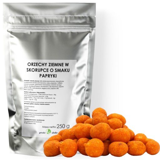 ARAŠIDY OBALENÉ v paprike, arašidy 250g