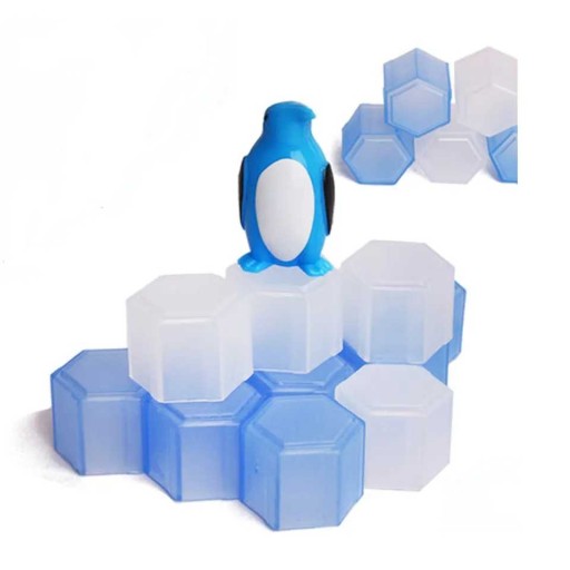 Arkádová vzdelávacia rodinná hra Penguin On Ice pre deti