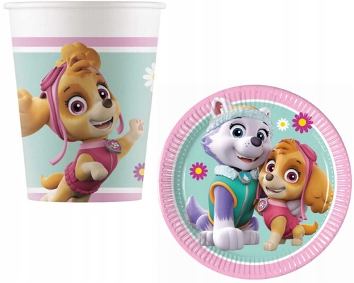 Paw Patrol The Movie papierové taniere 8 ks
