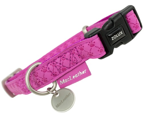 ZOLUX MAC KOŽENÁ PÁSKA GOLIEROVÁ 10mm FUCHSIA