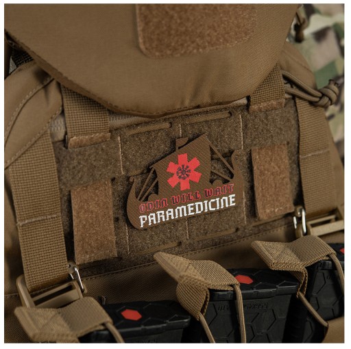 Nášivka na suchý zips VIKING EVAC M-TAC DRAKKAR SHIP PARAMEDYK MORALE COYOTE
