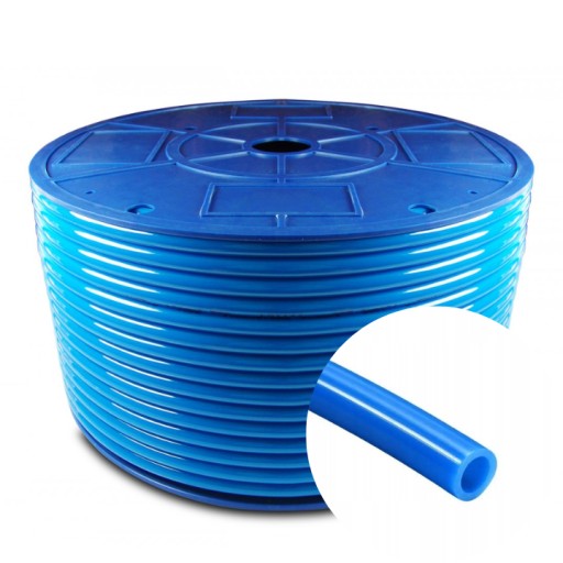 Pneumatická hadica POLYURETÁN PU Modrá rovná 10mm / 10x6,5