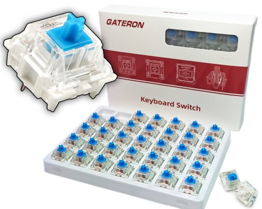 Gateron Blue G Pro 2.0 Switch - 1 ks.