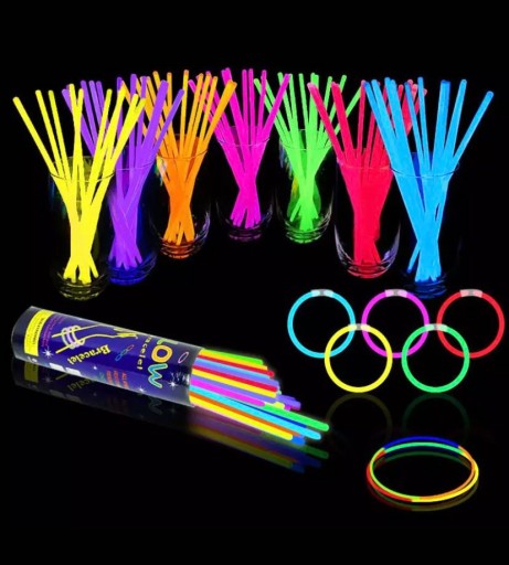 fluorescenčné NÁRAMKY ŽIARIVÉ PÁRKY NA PÁRTY NARODENINOVÁ PÁRTY