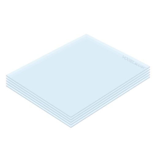Vogelmann Ochranné PVC sklo 100x120mm (5ks)