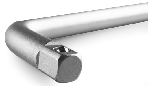 Nástrčný kľúč na kolesá typu L Cr-V oceľ 300 mm 105° 1/2