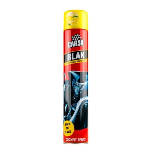 K2 CARSO BLAK PLAK COCKPIT SPREJ CITRÓN 750ml