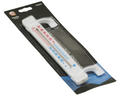 VONKAJŠÍ OKENNÝ TEPLOMER, PVC SKLO, 21 cm
