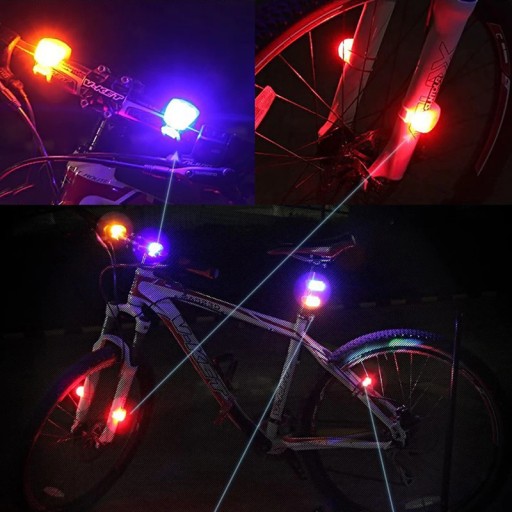 SET PREDNÝCH SVETLÁ NA BICYKEL LED SVETLÁ NA BICYKEL