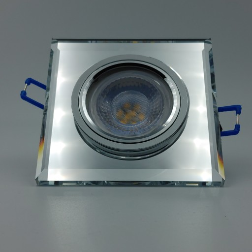 Svietidlo stropné, sklo + LED pásik 3W-4000K, GU10