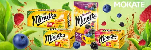 Express Ovocný čaj so šťavou Malina Jahoda Granátové jablko 32 T. Minutka