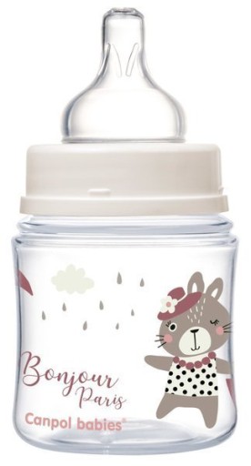 CANPOL Široká antikoliková fľaša 120 ml EasyStart